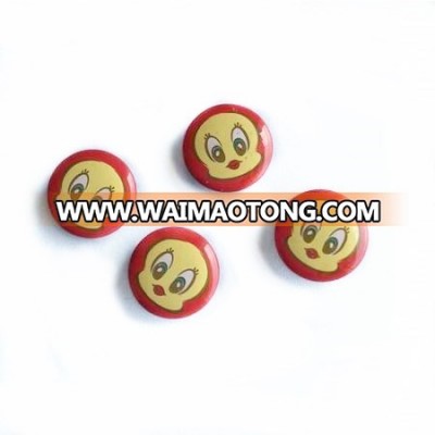 Custom cute kids logo Metal prong snap button for clothing