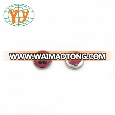 10mm customer logo pearl snap button for clothing and jacket