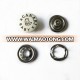 Nickel free Custom logo cap prong snap button for baby wear