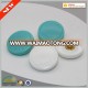 round custom logo nylon cap plastic snap button