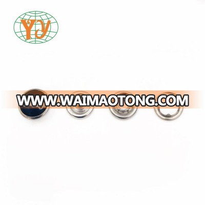 New style metal logo Pearl snap button for wear