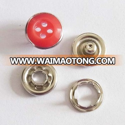 4 holes pearl snap button