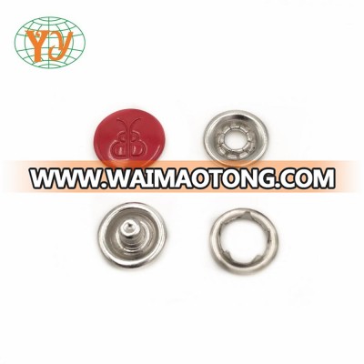 10mm sculpture five cap prong snap button for baby wear