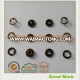 333# anti-brass color prong snap button for garment