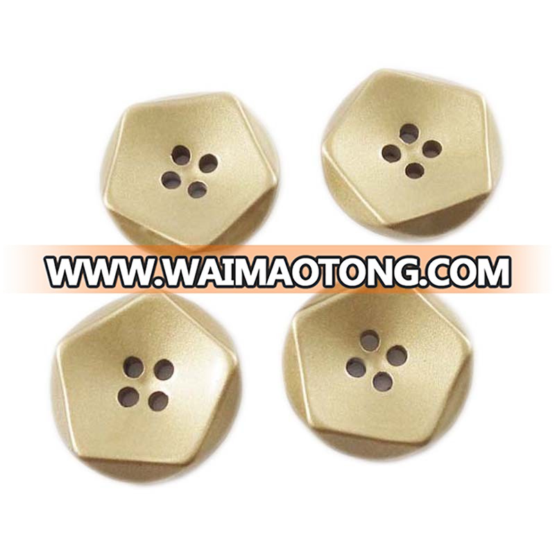 High quality very popular 4 holes real resin button